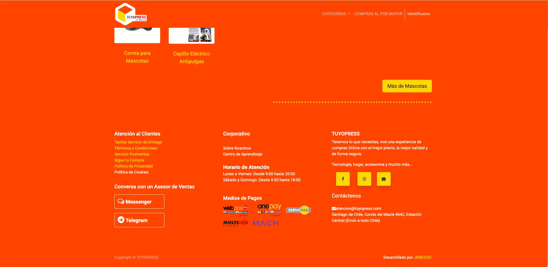 tuyopress ecommerce