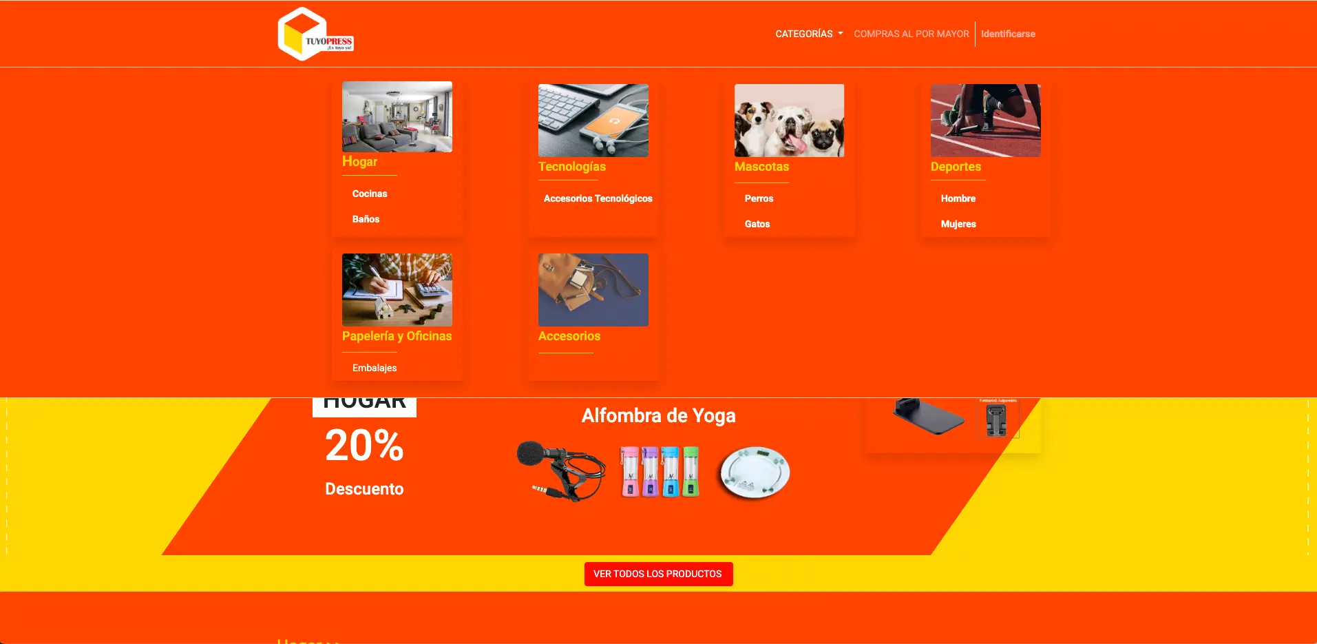 tuyopress ecommerce