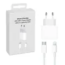 [CA-GEN-CRGIP006-20W-WHT] Cargador Pared 20W USB-C Power Delivery Cable Lightning 1m iPhone