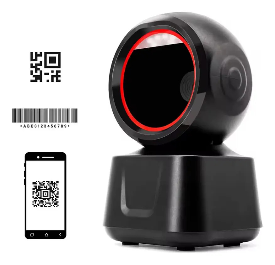 Lector de código de barras y QR 2D manos libres USB · foto 2