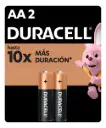 Pilas Duracell AA Alcalinas Coppertop Pack 2 Unidades