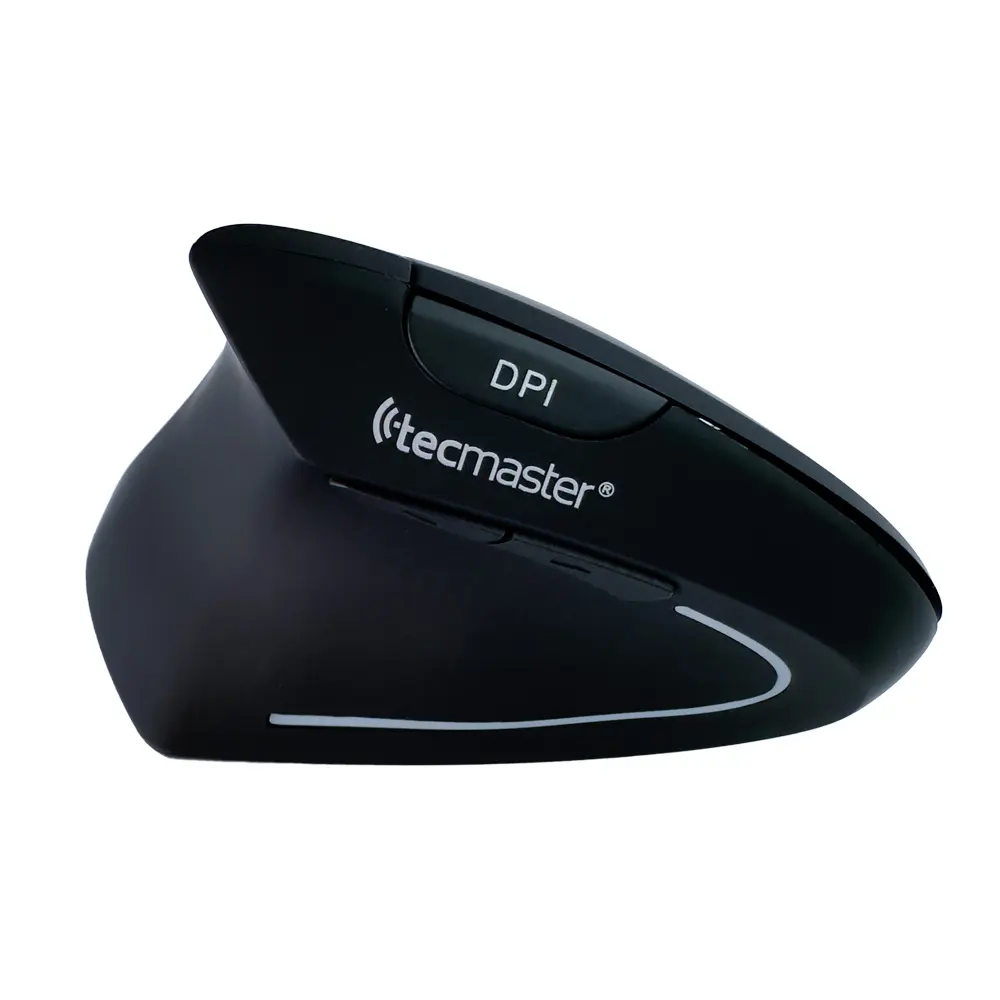 [PC-TEC-100566-VERT-LFT] Mouse Vertical Ergonómico Tecmaster Inalámbrico Zurdos 2.4G