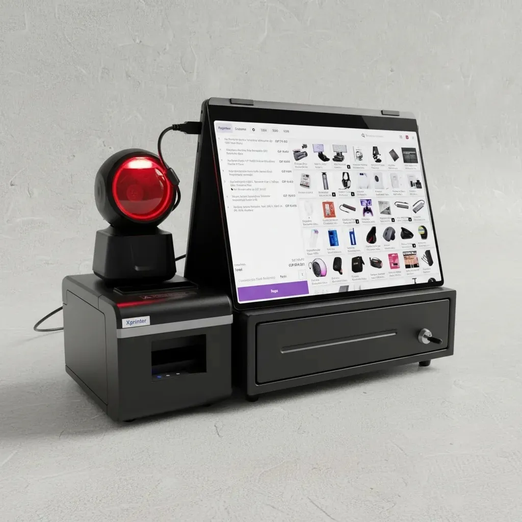 Set Punto De Venta E Inventario | Pc, Impresora, Lector, Gaveta Dinero, Papel Térmico | Licencia De Por Vida.