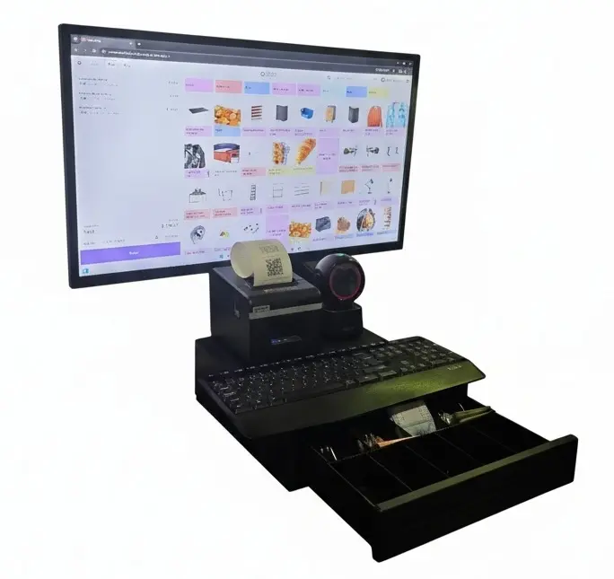 Set Punto De Venta E Inventario Completo | Pc, Impresora, Lector | Gaveta Dinero | Licencia De Por Vida.