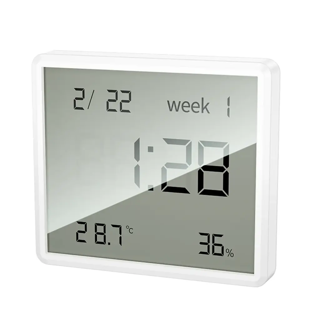 [HO-HOC-HX41-HYGRO-WHT] Higrotermómetro Hoco HX41 Interior Reloj Temperatura Humedad