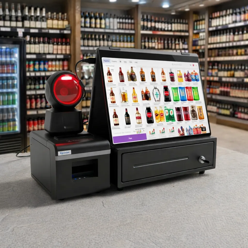 Set Punto De Venta E Inventario Botillerías | Pc, Impresora, Lector, Gaveta Dinero, Papel Térmico | Licencia De Por Vida.