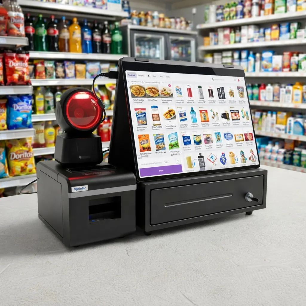 Set Punto De Venta E Inventario | Pc, Impresora, Lector, Gaveta Dinero, Papel Térmico | Licencia De Por Vida.  (copia)