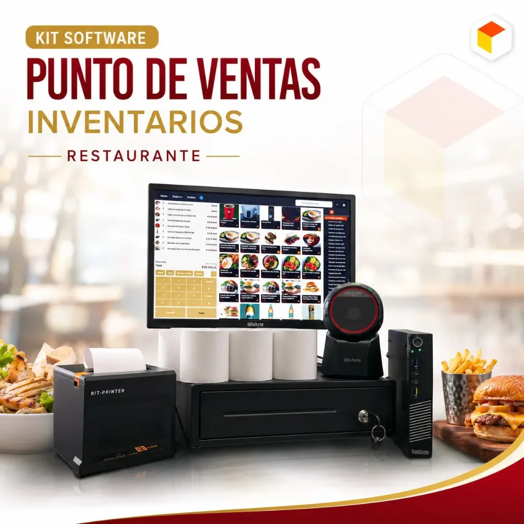 Set Restaurante Punto De Venta e Inventario | 1 Impresora