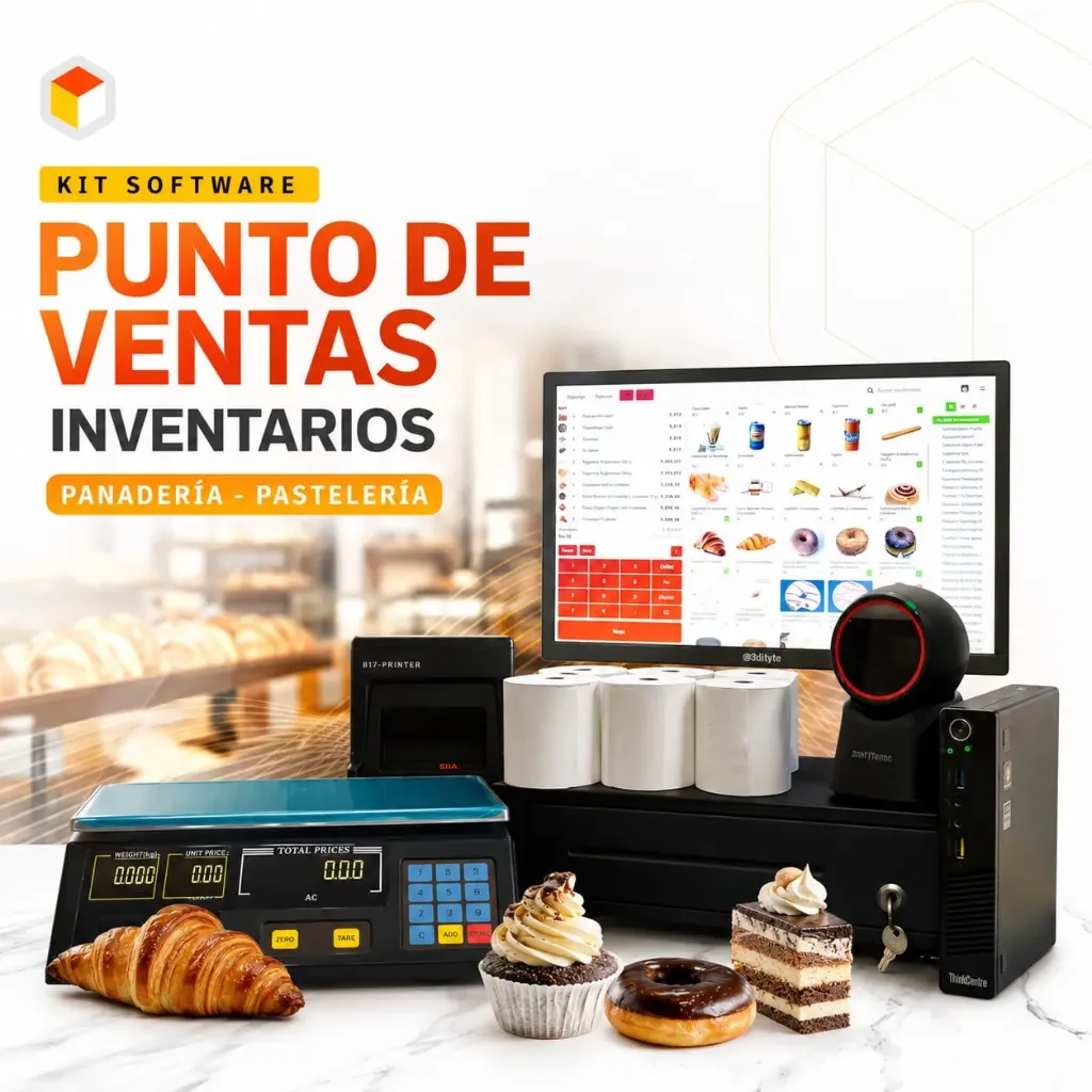 Set Panaderías - Pastelerías Punto De Venta e Inventario + Balanza