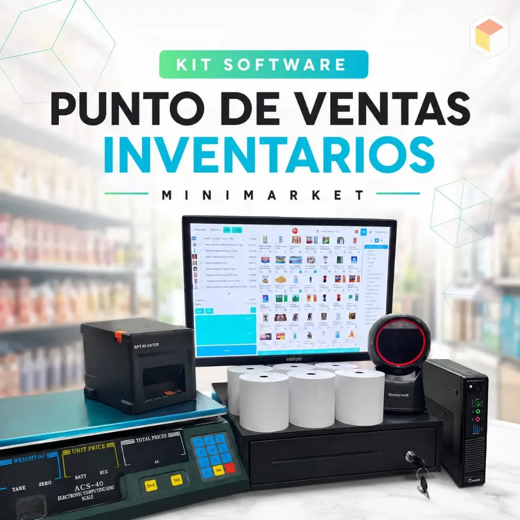 Set Minimarket Punto De Venta e Inventario + Balanza | Software Ranmy