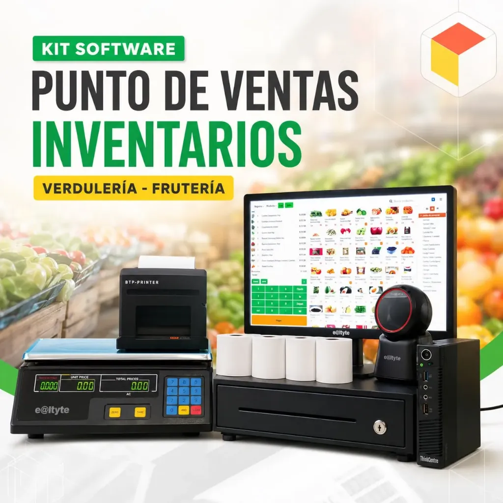 [LIC-TUY-SET-0010] Set Verdulería - Frutería | Punto de Ventas POS e Inventario Software Ranmy  + Balanza